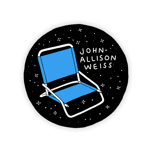 JAW Blue Chair Sticker