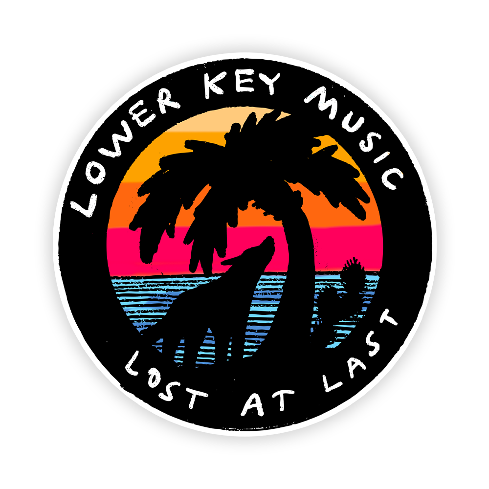Lower Key Music Lost at Last Sticker