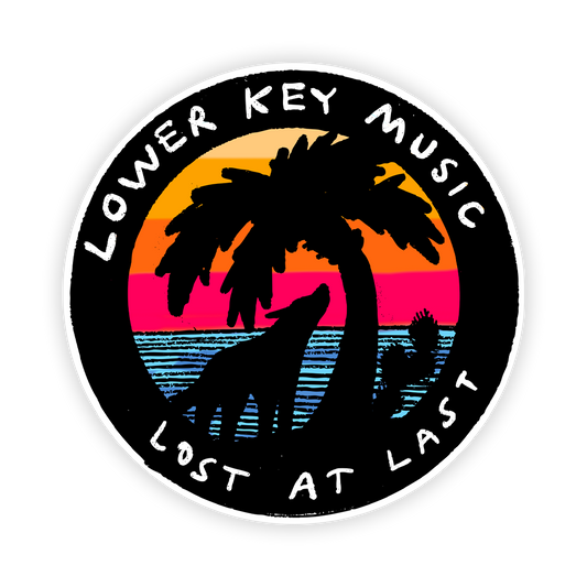 Lower Key Music Lost at Last Sticker