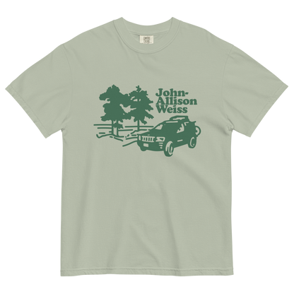 John-Allison Weiss Old Jeep T-Shirt