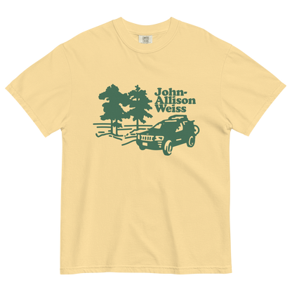 John-Allison Weiss Old Jeep T-Shirt